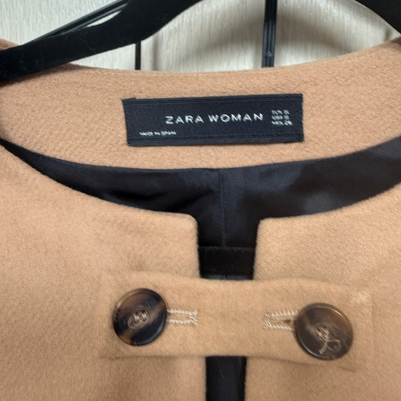 Zara Jackets & Blazers - Zara Tan Cape with Tailored Design
